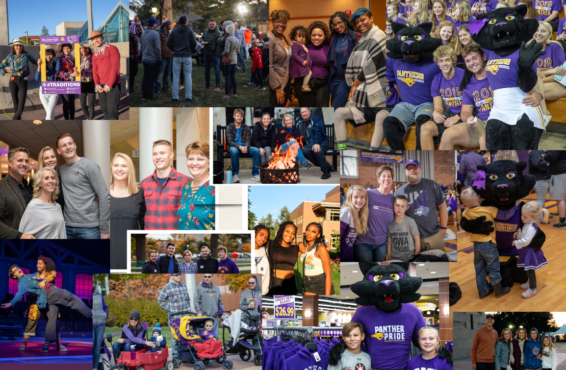 Family Weekend collage